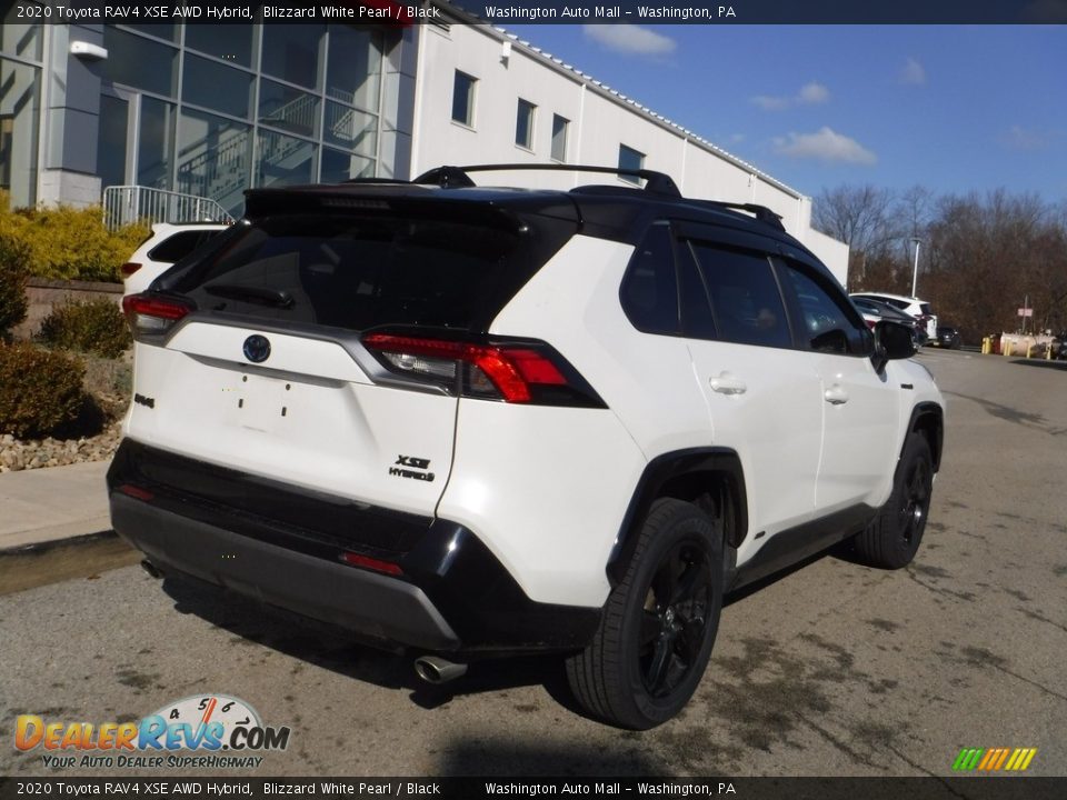 2020 Toyota RAV4 XSE AWD Hybrid Blizzard White Pearl / Black Photo #18