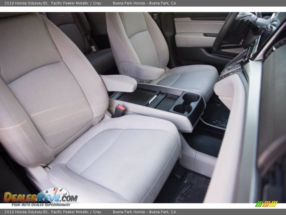 2019 Honda Odyssey EX Pacific Pewter Metallic / Gray Photo #24