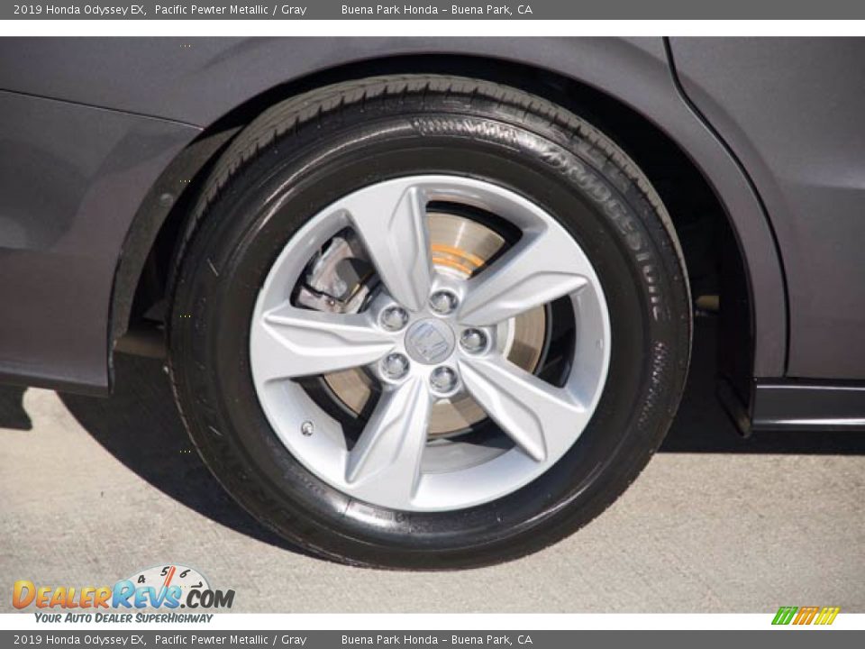 2019 Honda Odyssey EX Pacific Pewter Metallic / Gray Photo #32