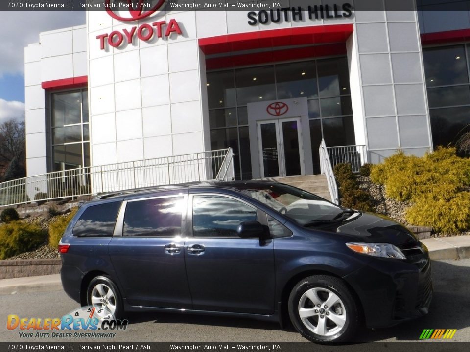 2020 Toyota Sienna LE Parisian Night Pearl / Ash Photo #2