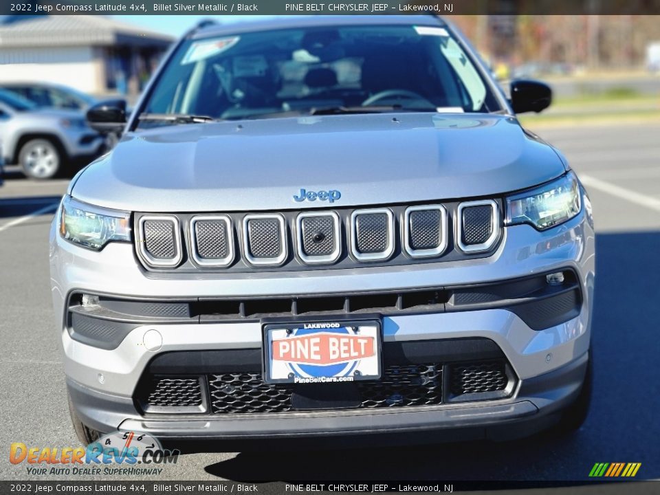 2022 Jeep Compass Latitude 4x4 Billet Silver Metallic / Black Photo #3