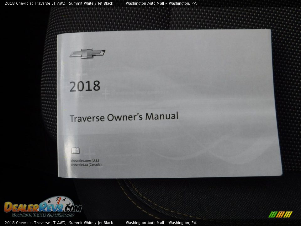 2018 Chevrolet Traverse LT AWD Summit White / Jet Black Photo #29