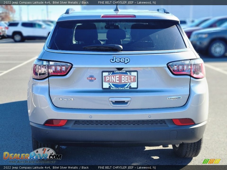 2022 Jeep Compass Latitude 4x4 Billet Silver Metallic / Black Photo #7