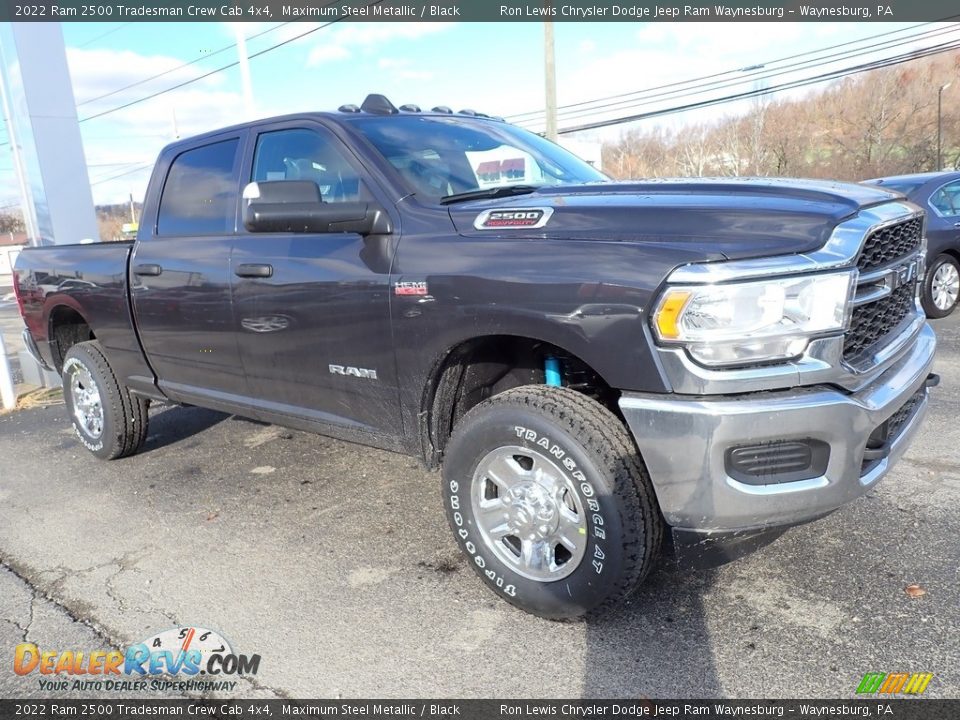 2022 Ram 2500 Tradesman Crew Cab 4x4 Maximum Steel Metallic / Black Photo #7