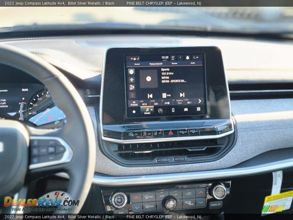 2022 Jeep Compass Latitude 4x4 Billet Silver Metallic / Black Photo #13