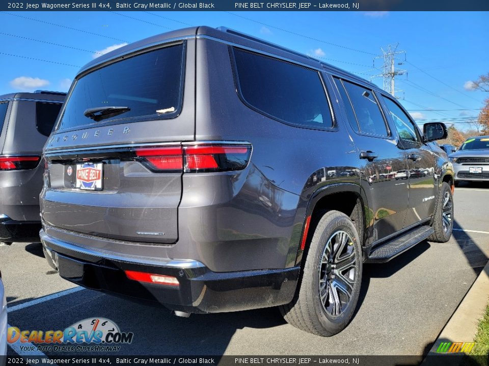 2022 Jeep Wagoneer Series III 4x4 Baltic Gray Metallic / Global Black Photo #3