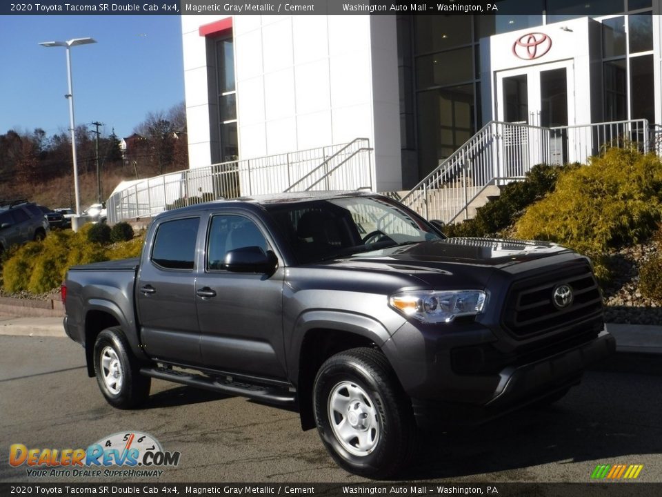 2020 Toyota Tacoma SR Double Cab 4x4 Magnetic Gray Metallic / Cement Photo #1