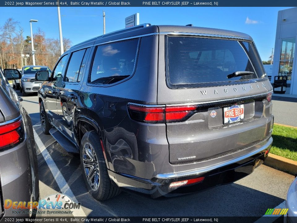 2022 Jeep Wagoneer Series III 4x4 Baltic Gray Metallic / Global Black Photo #4