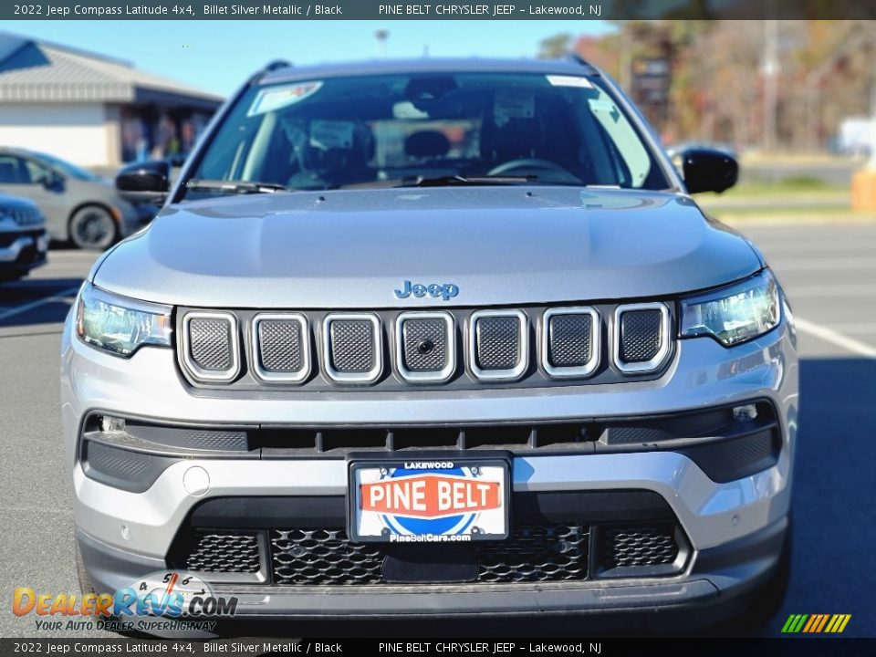 2022 Jeep Compass Latitude 4x4 Billet Silver Metallic / Black Photo #3