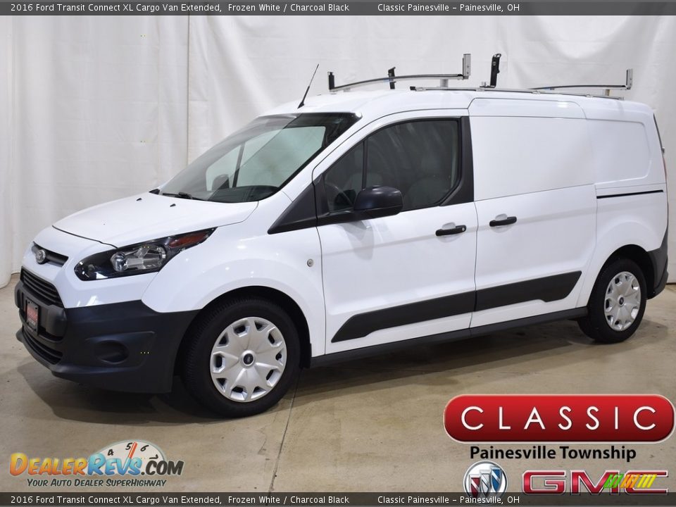 2016 Ford Transit Connect XL Cargo Van Extended Frozen White / Charcoal Black Photo #1