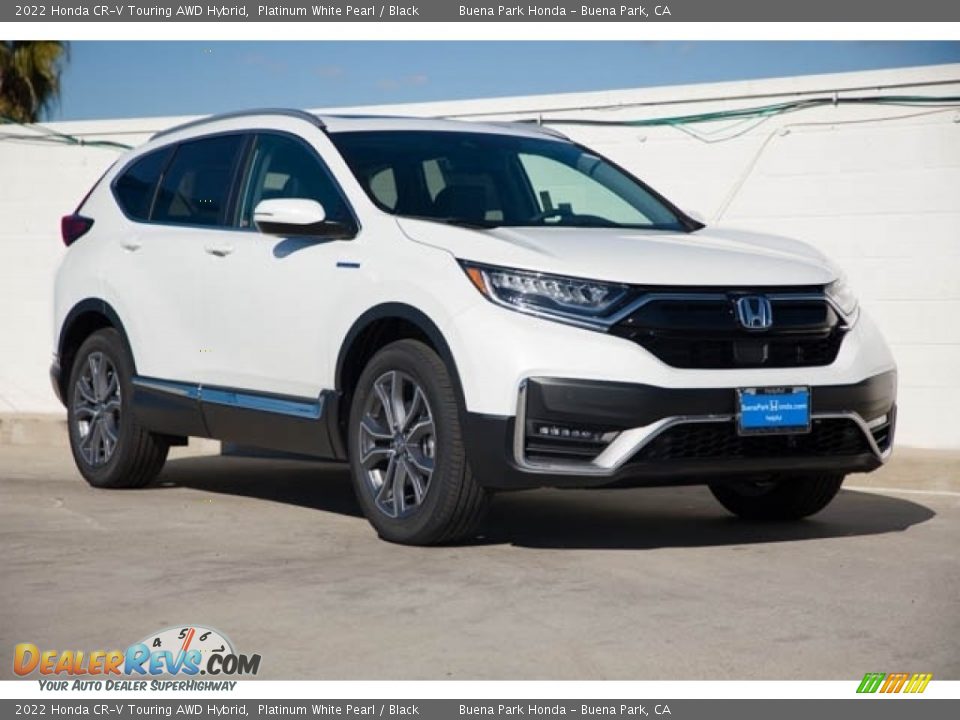 2022 Honda CR-V Touring AWD Hybrid Platinum White Pearl / Black Photo #1