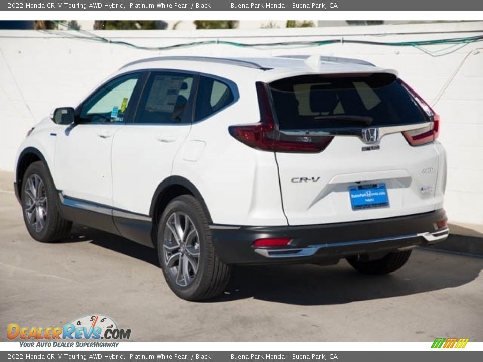 2022 Honda CR-V Touring AWD Hybrid Platinum White Pearl / Black Photo #2