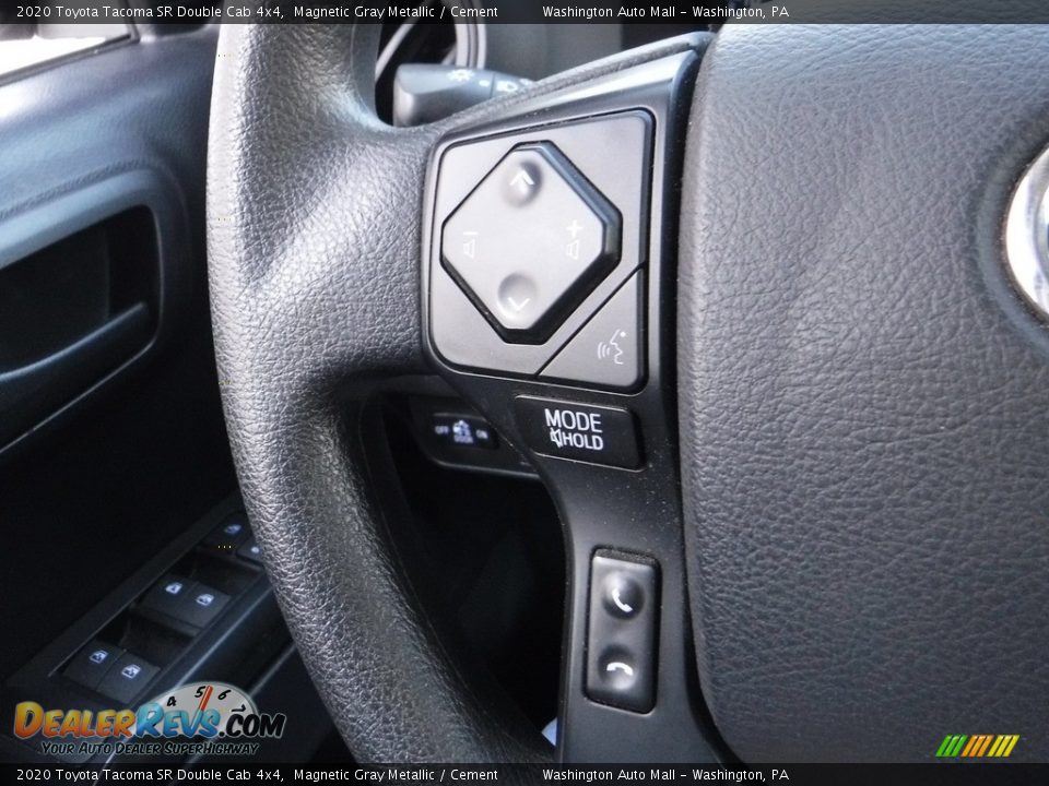 2020 Toyota Tacoma SR Double Cab 4x4 Magnetic Gray Metallic / Cement Photo #9