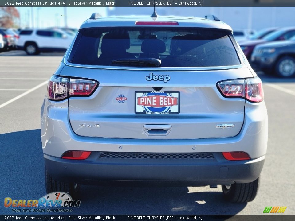 2022 Jeep Compass Latitude 4x4 Billet Silver Metallic / Black Photo #7