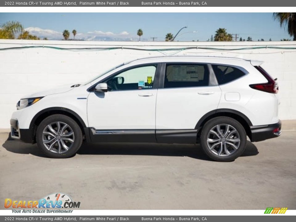 2022 Honda CR-V Touring AWD Hybrid Platinum White Pearl / Black Photo #4