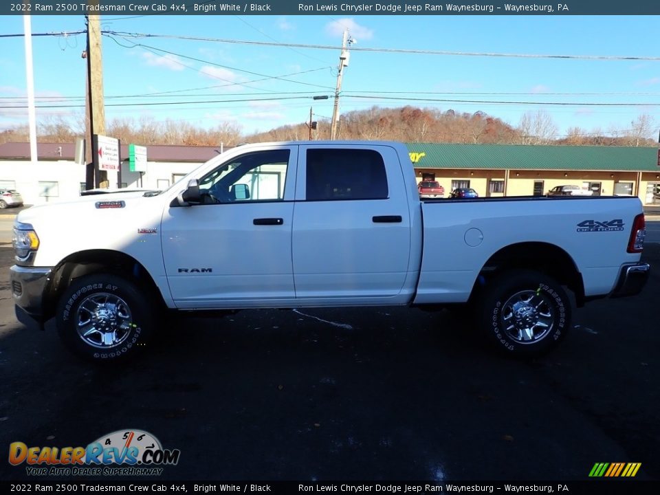 2022 Ram 2500 Tradesman Crew Cab 4x4 Bright White / Black Photo #2