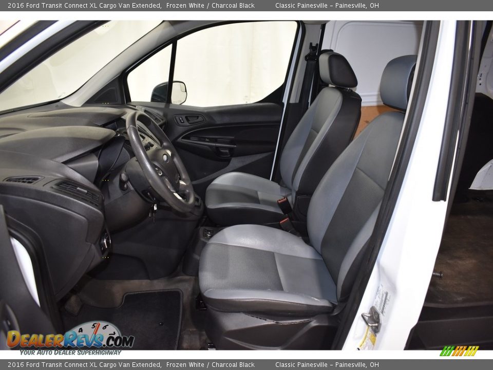 2016 Ford Transit Connect XL Cargo Van Extended Frozen White / Charcoal Black Photo #7