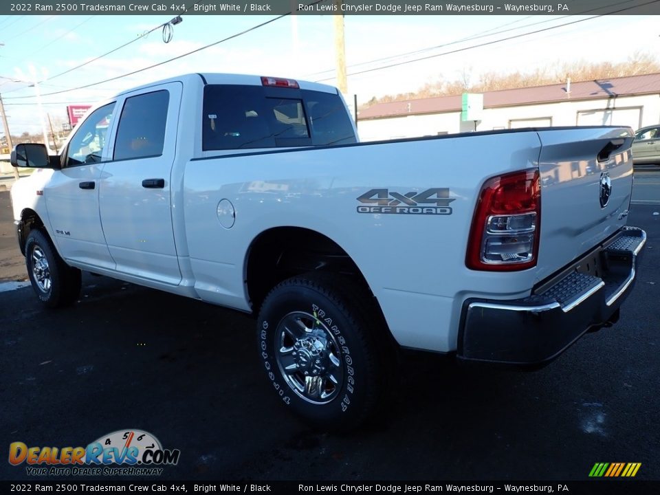 2022 Ram 2500 Tradesman Crew Cab 4x4 Bright White / Black Photo #3