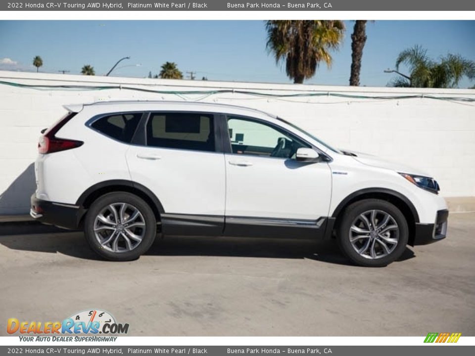 2022 Honda CR-V Touring AWD Hybrid Platinum White Pearl / Black Photo #6