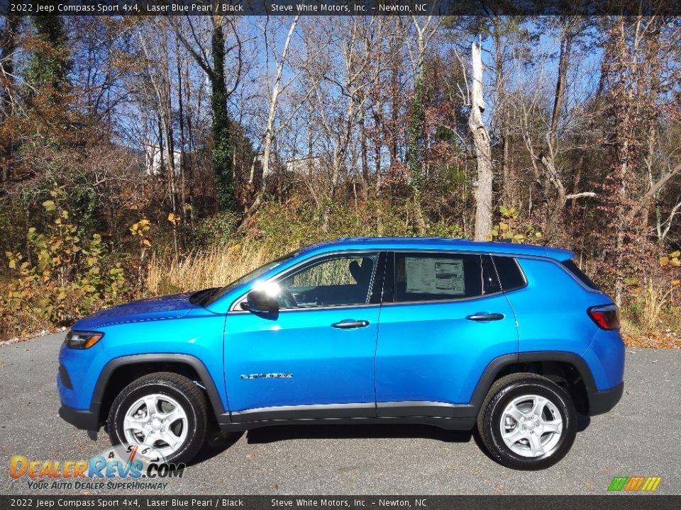 Laser Blue Pearl 2022 Jeep Compass Sport 4x4 Photo #1