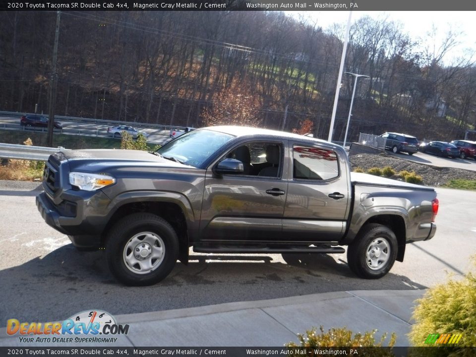 2020 Toyota Tacoma SR Double Cab 4x4 Magnetic Gray Metallic / Cement Photo #16