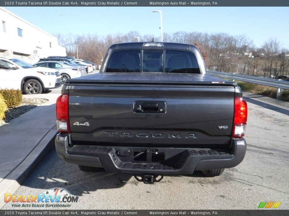 2020 Toyota Tacoma SR Double Cab 4x4 Magnetic Gray Metallic / Cement Photo #18