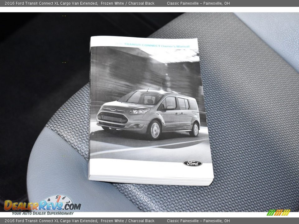 2016 Ford Transit Connect XL Cargo Van Extended Frozen White / Charcoal Black Photo #17
