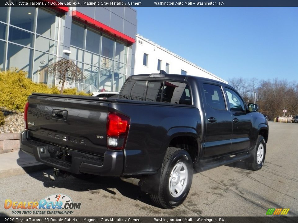 2020 Toyota Tacoma SR Double Cab 4x4 Magnetic Gray Metallic / Cement Photo #21