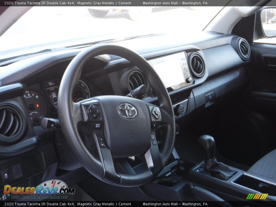 2020 Toyota Tacoma SR Double Cab 4x4 Magnetic Gray Metallic / Cement Photo #26