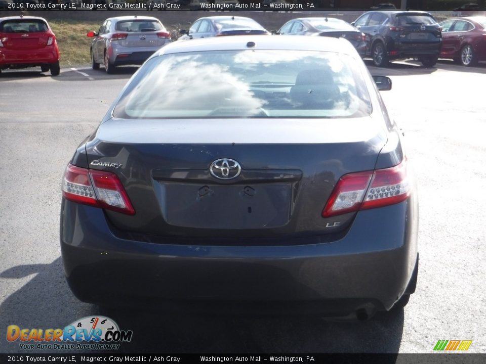 2010 Toyota Camry LE Magnetic Gray Metallic / Ash Gray Photo #8