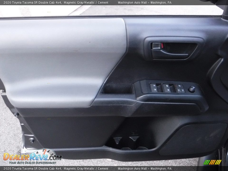 2020 Toyota Tacoma SR Double Cab 4x4 Magnetic Gray Metallic / Cement Photo #27