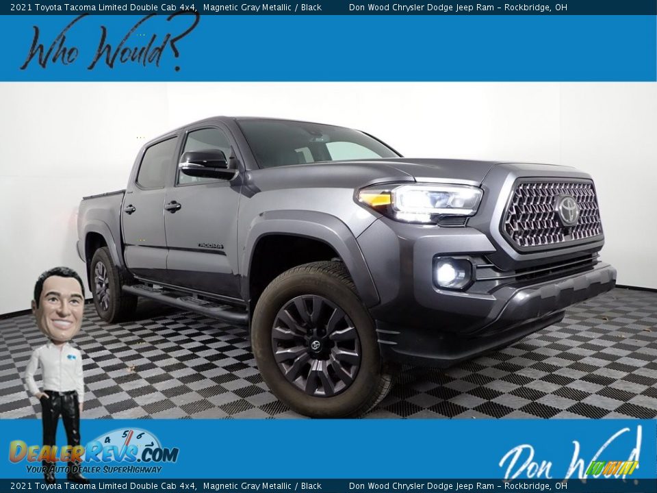 2021 Toyota Tacoma Limited Double Cab 4x4 Magnetic Gray Metallic / Black Photo #1