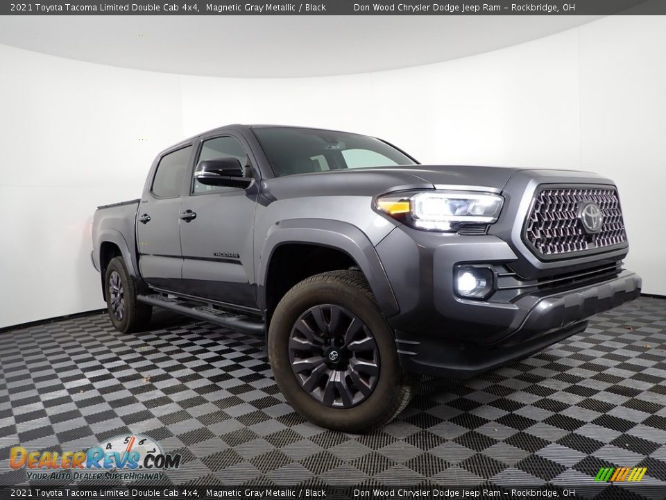 2021 Toyota Tacoma Limited Double Cab 4x4 Magnetic Gray Metallic / Black Photo #5