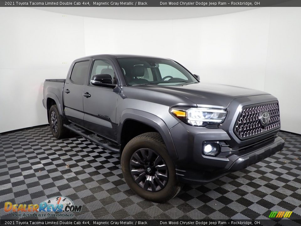2021 Toyota Tacoma Limited Double Cab 4x4 Magnetic Gray Metallic / Black Photo #6