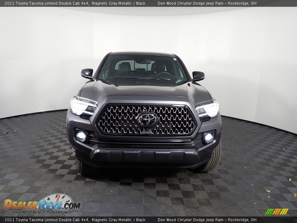 2021 Toyota Tacoma Limited Double Cab 4x4 Magnetic Gray Metallic / Black Photo #8
