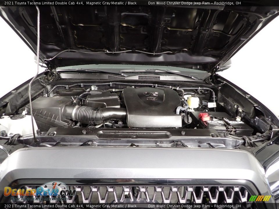 2021 Toyota Tacoma Limited Double Cab 4x4 Magnetic Gray Metallic / Black Photo #10