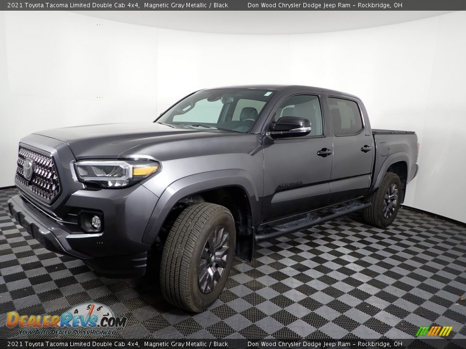 2021 Toyota Tacoma Limited Double Cab 4x4 Magnetic Gray Metallic / Black Photo #11