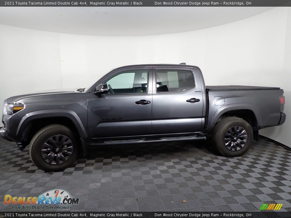 2021 Toyota Tacoma Limited Double Cab 4x4 Magnetic Gray Metallic / Black Photo #12