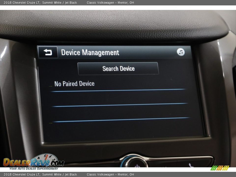 2018 Chevrolet Cruze LT Summit White / Jet Black Photo #11