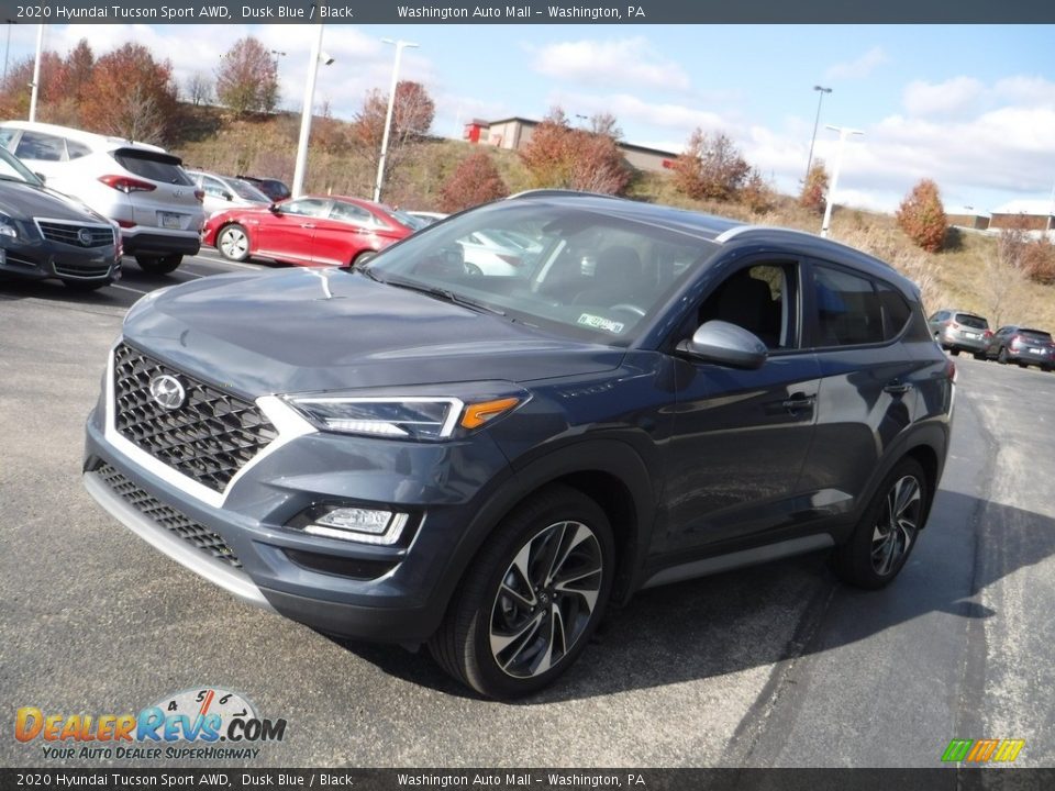 2020 Hyundai Tucson Sport AWD Dusk Blue / Black Photo #5