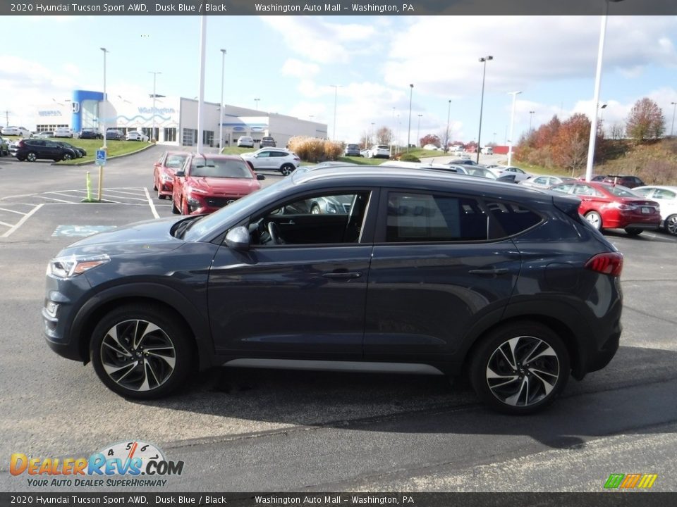 2020 Hyundai Tucson Sport AWD Dusk Blue / Black Photo #6