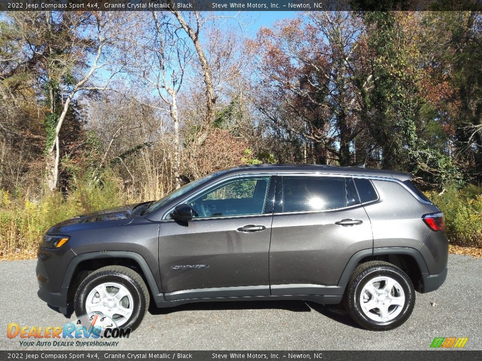 2022 Jeep Compass Sport 4x4 Granite Crystal Metallic / Black Photo #1