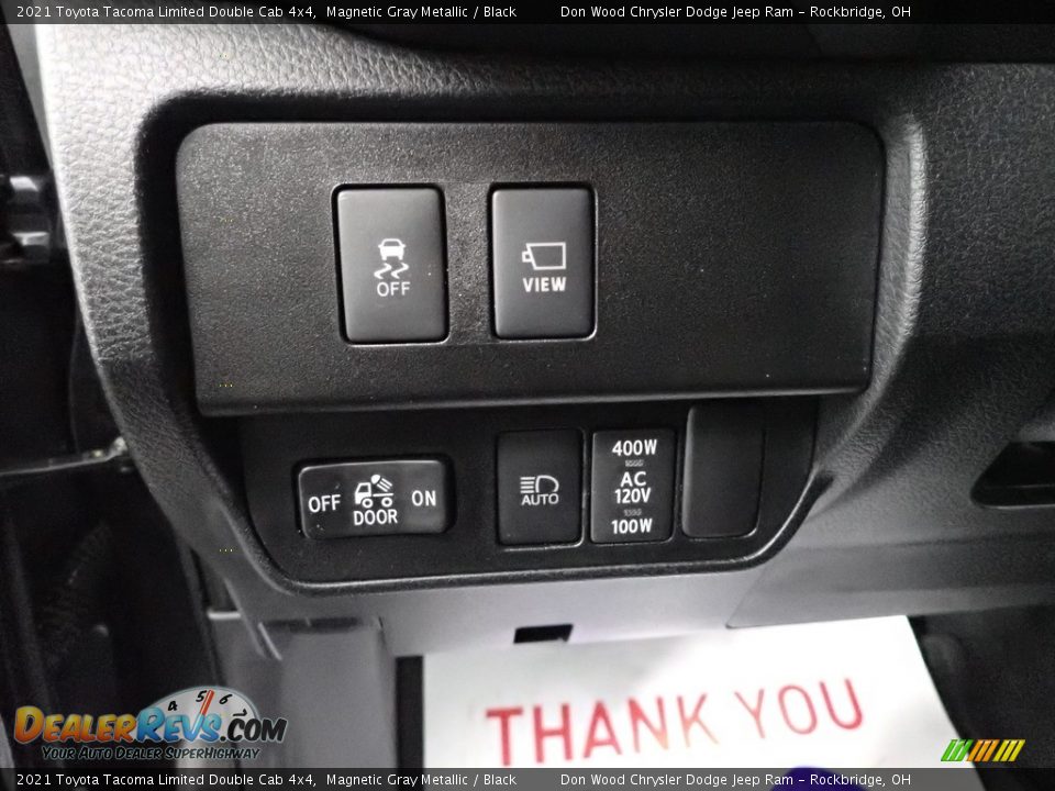 2021 Toyota Tacoma Limited Double Cab 4x4 Magnetic Gray Metallic / Black Photo #22