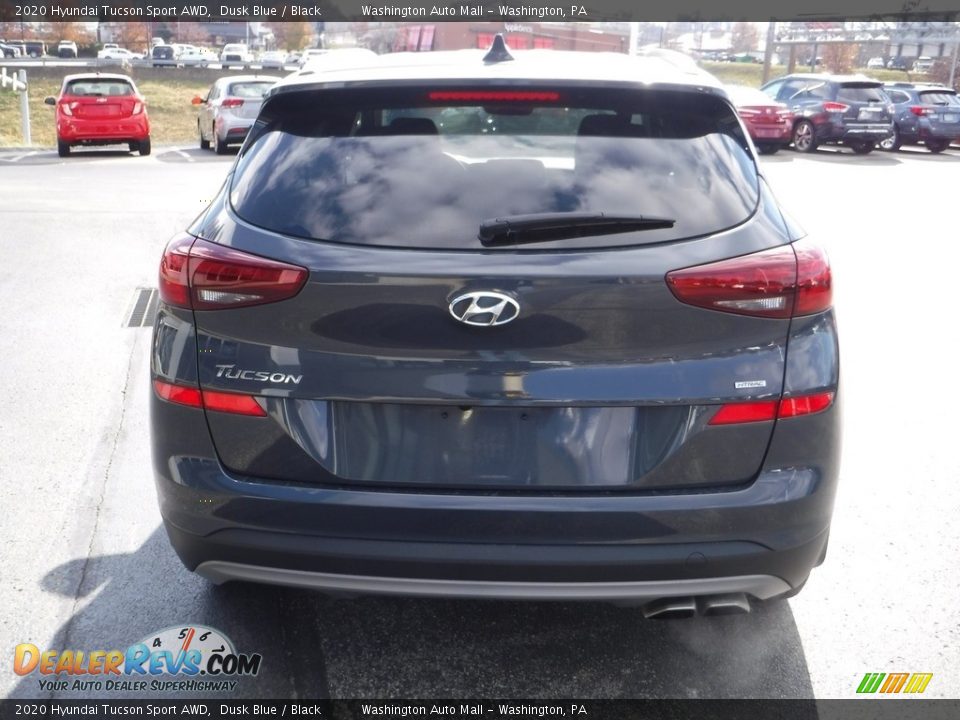 2020 Hyundai Tucson Sport AWD Dusk Blue / Black Photo #8