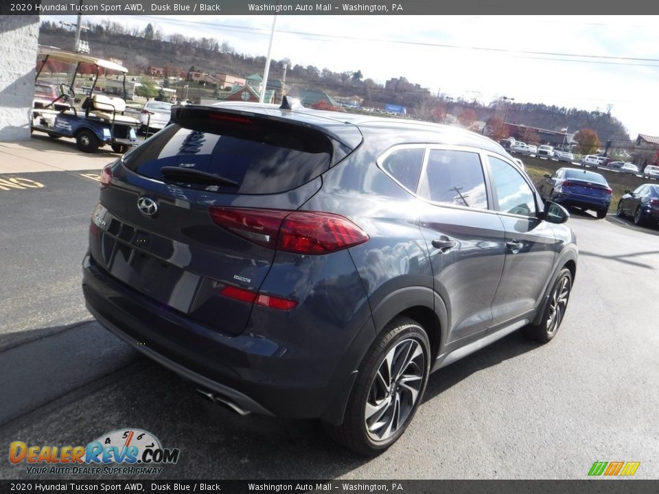 2020 Hyundai Tucson Sport AWD Dusk Blue / Black Photo #9