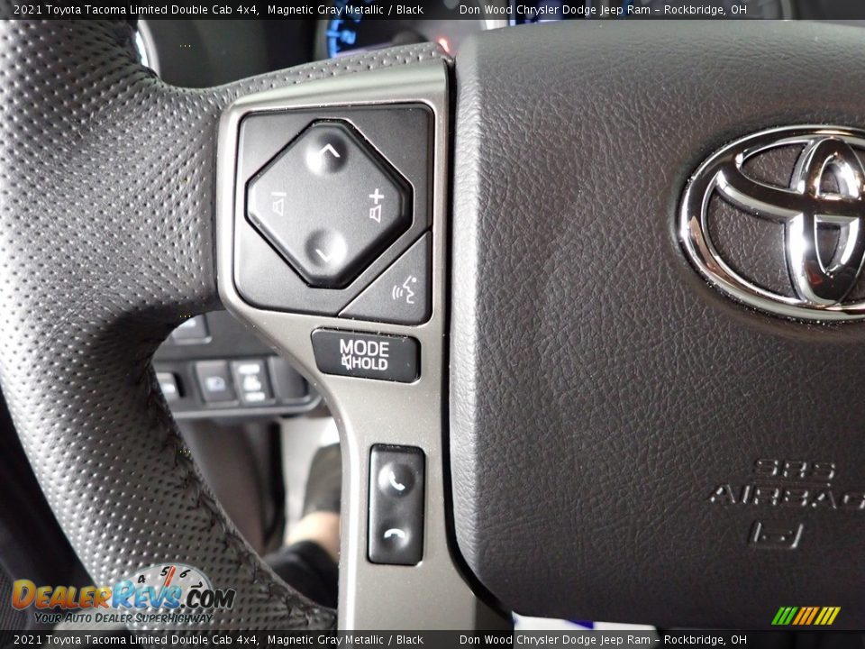 2021 Toyota Tacoma Limited Double Cab 4x4 Magnetic Gray Metallic / Black Photo #23