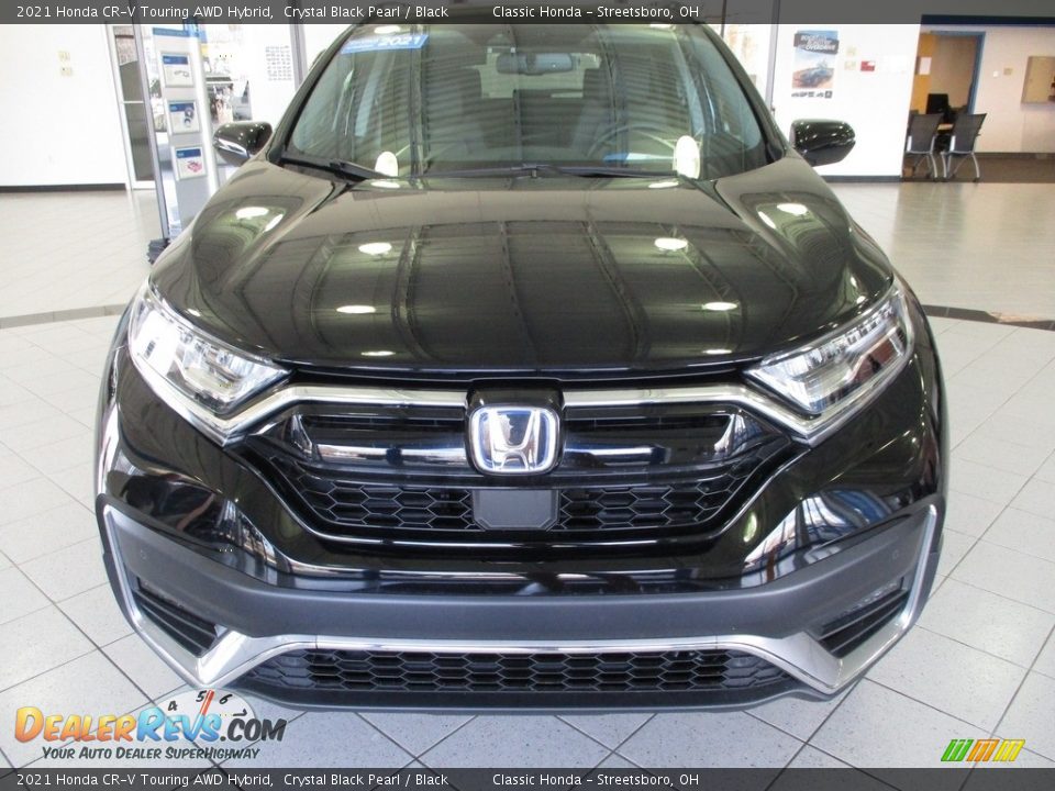 2021 Honda CR-V Touring AWD Hybrid Crystal Black Pearl / Black Photo #2