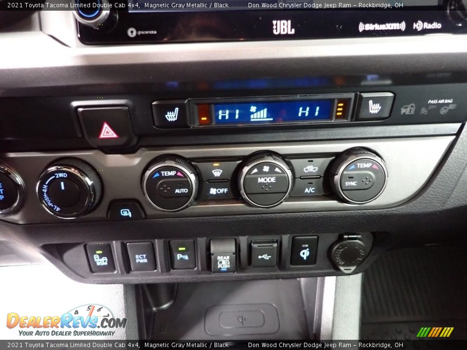 2021 Toyota Tacoma Limited Double Cab 4x4 Magnetic Gray Metallic / Black Photo #26