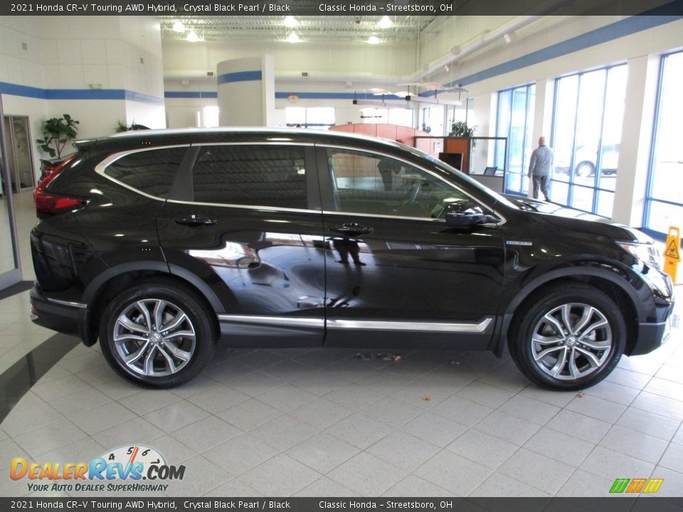Crystal Black Pearl 2021 Honda CR-V Touring AWD Hybrid Photo #4