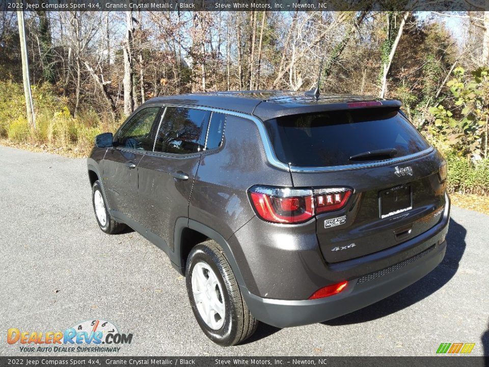 2022 Jeep Compass Sport 4x4 Granite Crystal Metallic / Black Photo #8